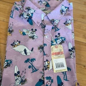 RSVLTS Disney Mickey surf  Print Shirt